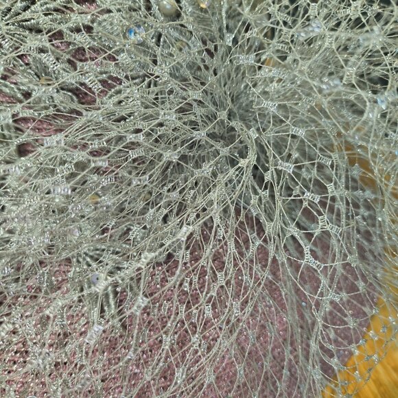 Women’s Pink + Silver First-Lady Church Hat | Show-Stopping Statement | One Size - Picture 6 of 8